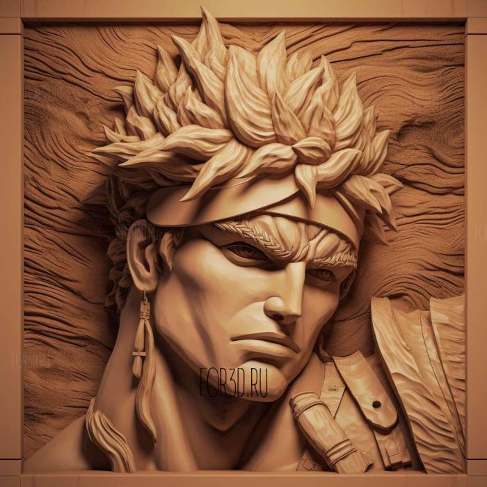 Joseph Joestar 4 stl model for CNC